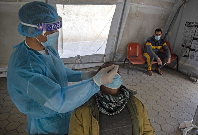 Gaza, which has a population of two million, has reported more than 53,000 cases of the coronavirus and 538 deaths. (AFP)