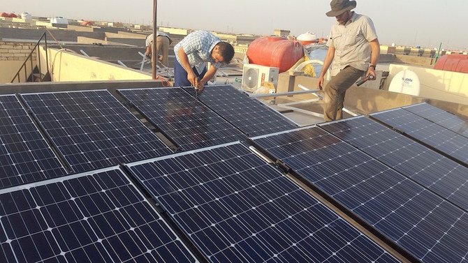 Iraq awarded seven projects to generate solar power as part of a plan to produce 10 gigawatts of solar energy by the end of 2030. (File/UNDP)
