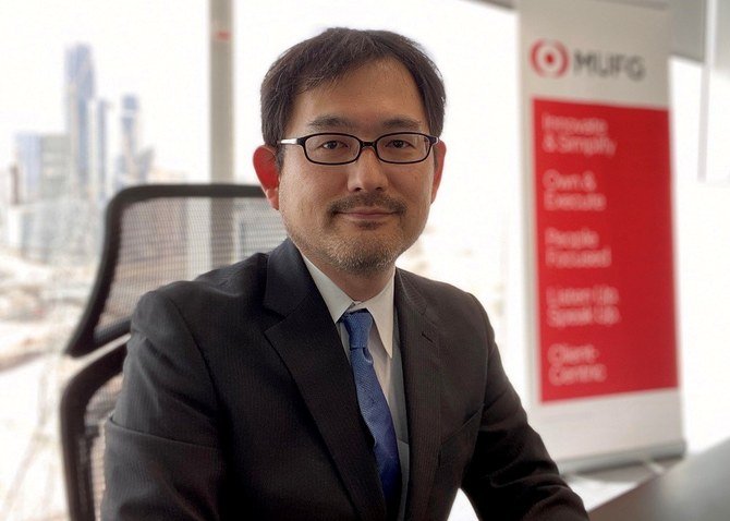 Hiroaki Fujisawa, head of MUFG’s Riyadh branch. (Supplied)