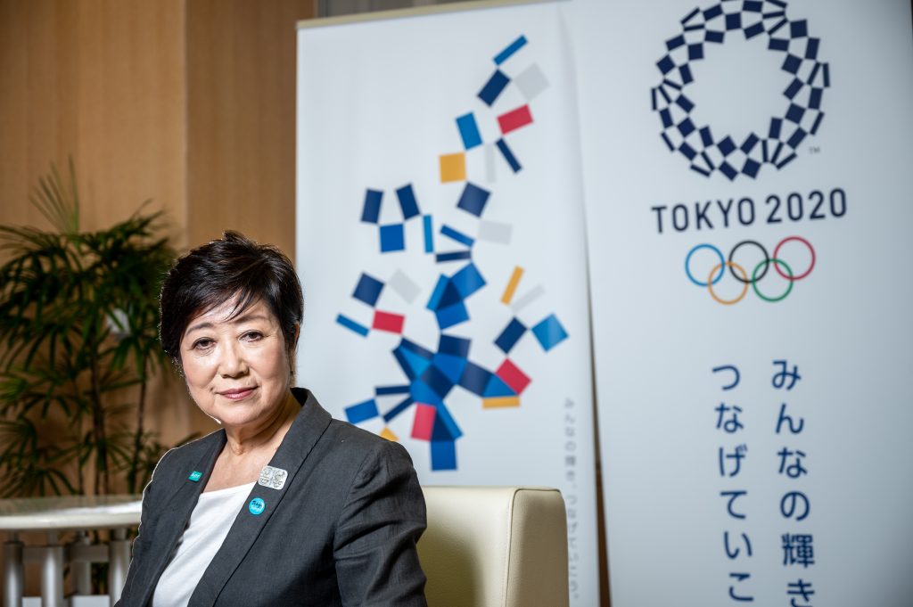 Koike said she is convinced that Hashimoto will strive to achieve “Unity in Diversity”, one of the visions of the Tokyo 2020 Games.