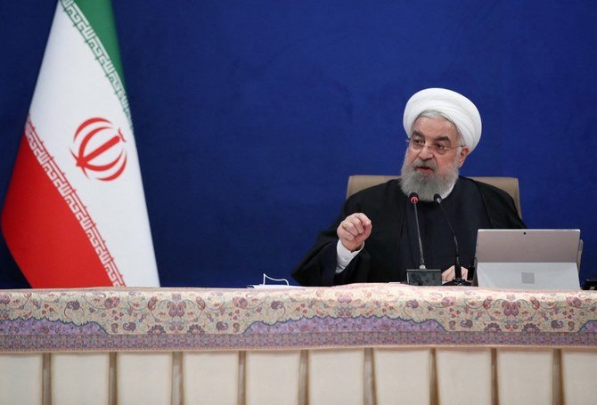 President Hassan Rouhani speaking during a cabinet meeting in the capital Tehran. (AFP)