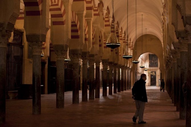 A tourist visits the Mosque-Cathedral of Cordoba. (File/AFP)