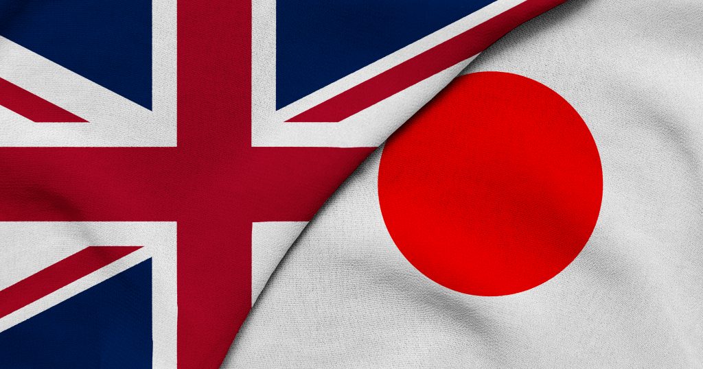 Japan and the UK would deepen cooperation not only on security and defence, but also in a wide range of areas and take the lead together on international initiatives towards post-COVID-19 new order. (Shutterstock)