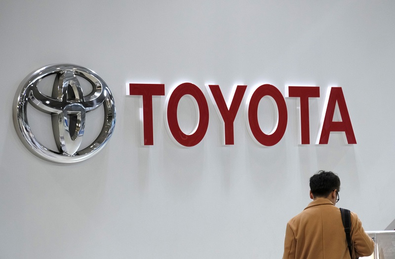 Toyota is now examining the size of production cuts to be caused by the temporary halt of the 14 lines, a public relations official said. (AFP)