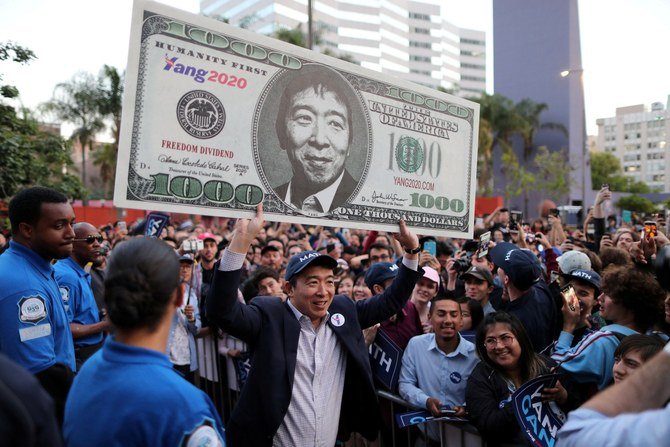 Democratic New York City mayoral candidate Andrew Yang. (Reuters)