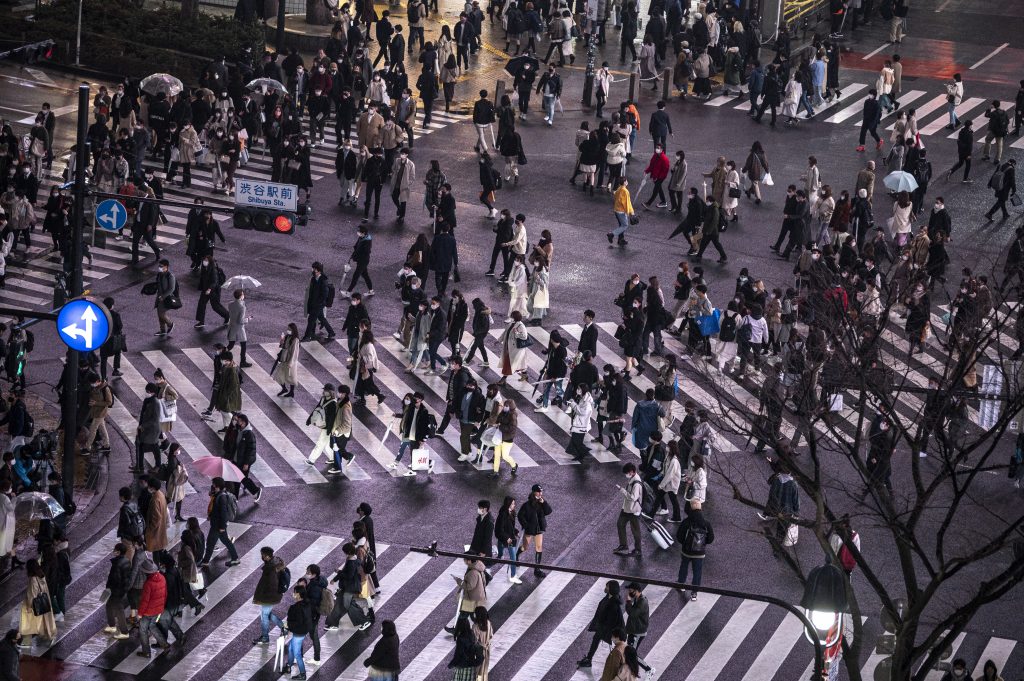 Tokyo reported 335 new cases of coronavirus infections on March. 12, 2021. (AFP)