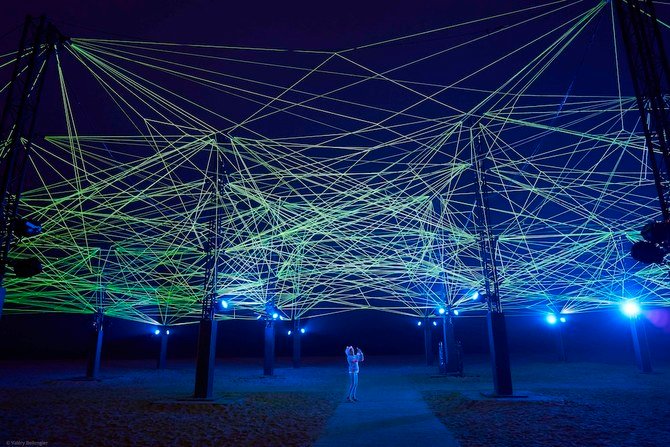 The Noor Riyadh festival will see the Saudi capital light up for 17 days with international artworks. (Supplied)