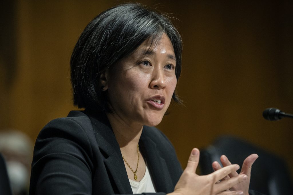 US Trade Representative Katherine Tai. (AFP)