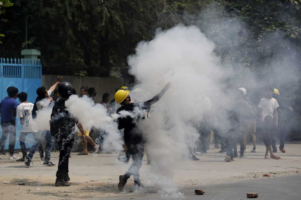 Myanmar security forces reportedly killed 93 people Saturday in the deadliest day since last month’s military coup. (File photo/AP)