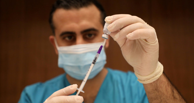 A judge has ordered the Lebanese health ministry to vaccinate an 80-year-old man against coronavirus disease (COVID-19) after members of parliament jumped the queue to receive the jab. (Reuters/File Photo)