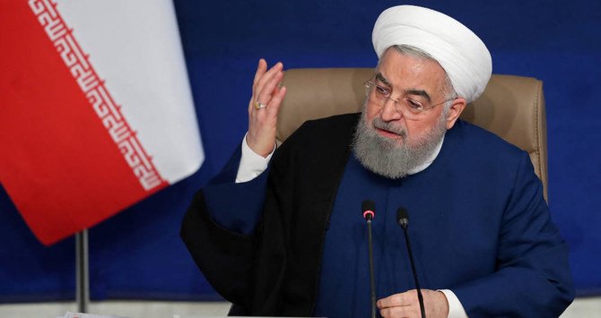 Rouhani accused his hard-line opponents of blocking talks. (AFP)