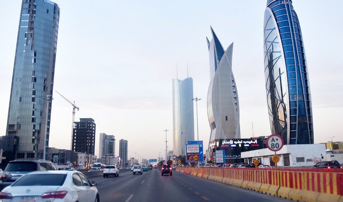A picture taken on December 16, 2020 shows newly constructed towers in Ryadh, the Saudi Arabian capital and main financial hub. (AFP)