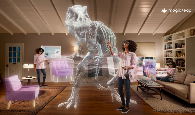 Magic Leap is ‘digitizing the physical space’ for industries by putting an industry’s physical equipment and data into the augmented reality (AR) system, which could be meticulously examined and enhanced. (Supplied)