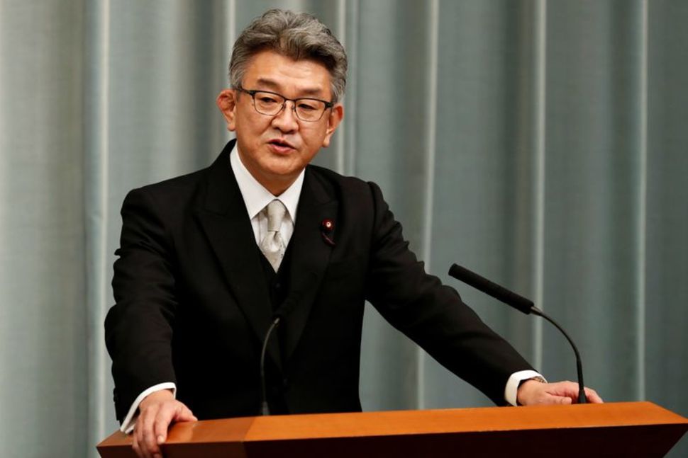 Ryota Takeda, Japan's minister for internal affairs and communications, Sep. 16, 2020. (Reuters)