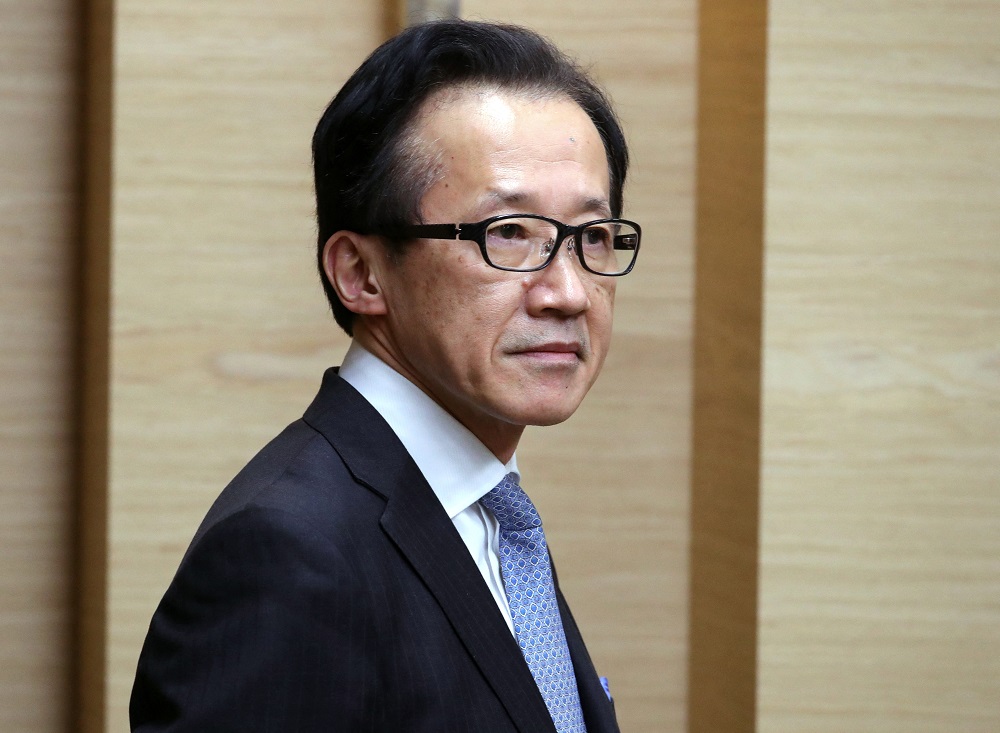 The talks were held among Shigeru Kitamura (above), secretary-general of Japan's National Security Secretariat, White House national security adviser Jake Sullivan and South Korean national security adviser Suh Hoon. (AFP/file)