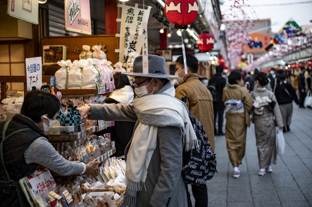 Japan's corporate goods price index rose 1.0% in March from a year earlier. (AFP)