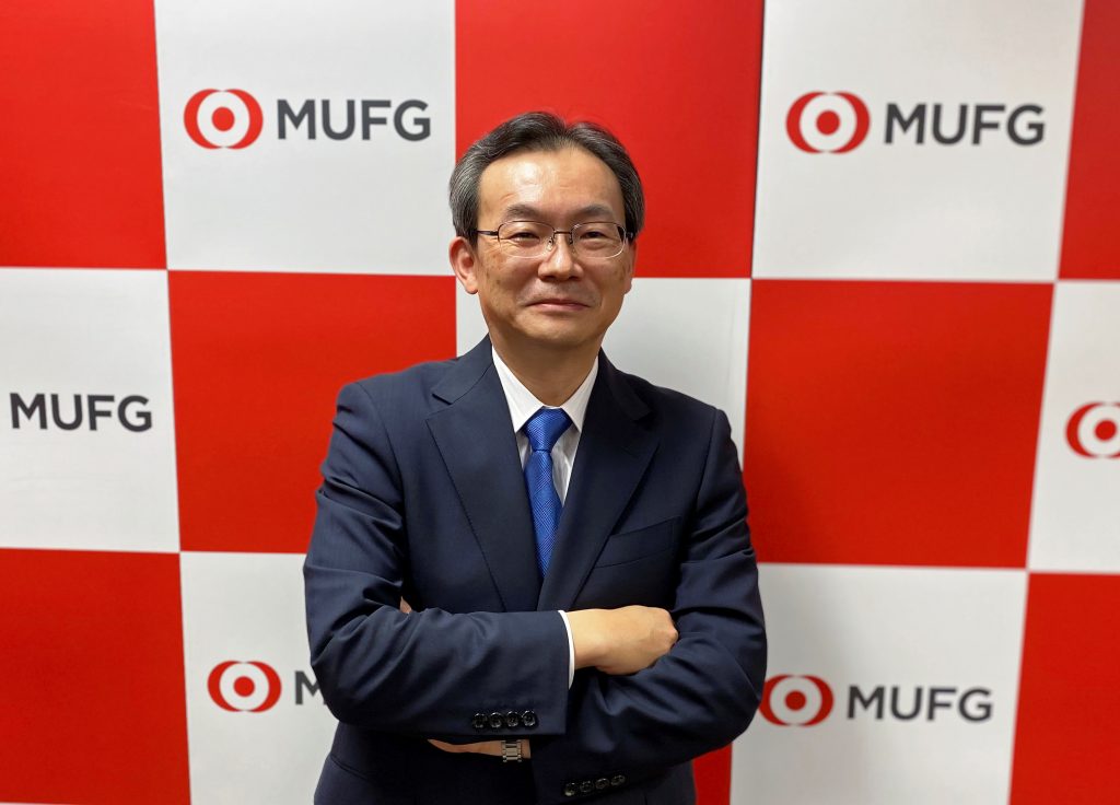 Junichi Hanzawa, CEO of Japan's Mitsubishi UFJ Financial Group banking unit. (File photo/Reuters)