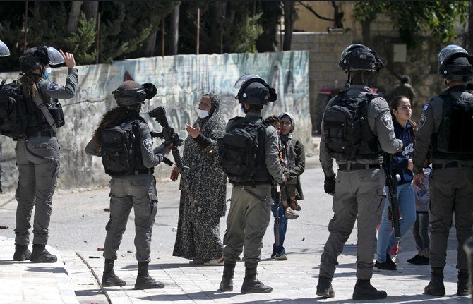 Former Palestinian spokesperson Dr. Hanan Ashrawi said Israel ‘devalues, dehumanizes Palestinians and Palestinian lives.’ (AFP/File Photo)