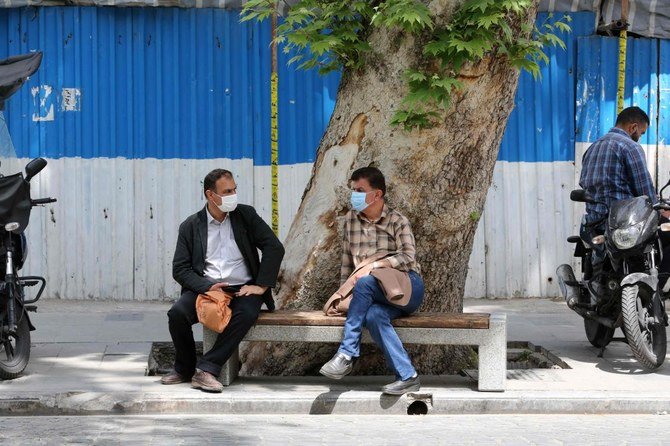 Iran identified 21,063 new coronavirus cases in the past 24 hours, taking the total number of identified cases since the pandemic began to 2,070,141. (AFP)