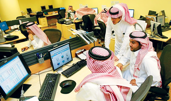 The decline in joblessness was due to more young people joining the Saudi labor force. (Reuters/File)