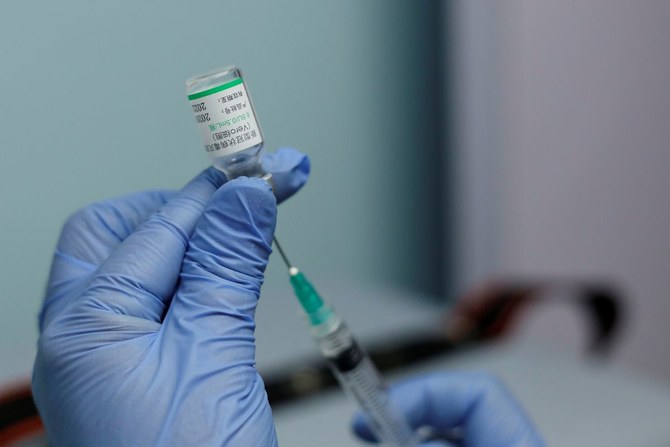 A nurse prepares a dose of China's Sinopharm coronavirus disease (COVID-19) vaccine at a health center in Caracas, Venezuela March 7, 2021. (Reuters)