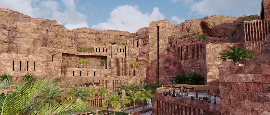 Dadan District, the Ancient Kingdoms of North Arabia, is set to become one of the cultural centers of Saudi Arabia. The Kingdoms Institute was constructed in this district.