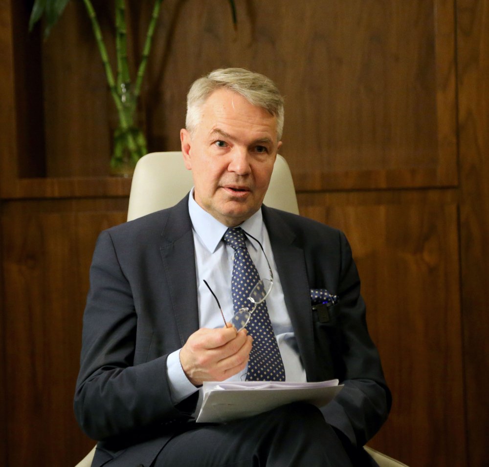 Finnish diplomat Pekka Haavisto is visiting Saudi Arabia and the UAE before traveling to Ethiopia on his second mission as the EU envoy. (Supplied)