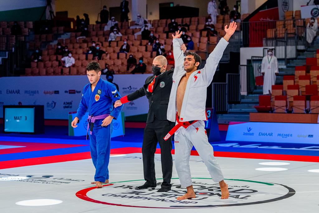 The UAE’s athletes stood tall among the global elite in a day of fierce first day of competition for professional jiu-jitsu stars. The UAE secured 22 colored medals, to top the country's ranking with 18,320 points, ahead of Brazil, with 9,560 points, and Russia third with 2560 points. (Supplied)