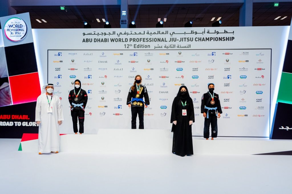 The UAE’s athletes stood tall among the global elite in a day of fierce first day of competition for professional jiu-jitsu stars. The UAE secured 22 colored medals, to top the country's ranking with 18,320 points, ahead of Brazil, with 9,560 points, and Russia third with 2560 points. (Supplied)