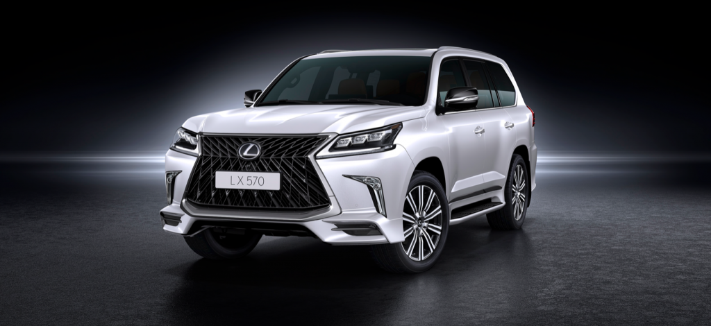 The LX570, Lexus’ flagship SUV was the main volume contributor, dominating the large SUV segment by contributing to over 50% market share. (Al-Futtaim)