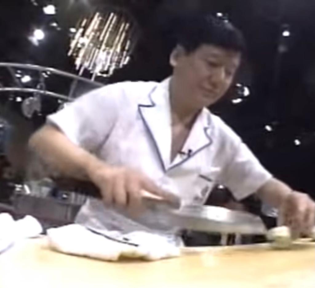 He was also honorary chairman of the Japan Chef Association. (Screengrab)