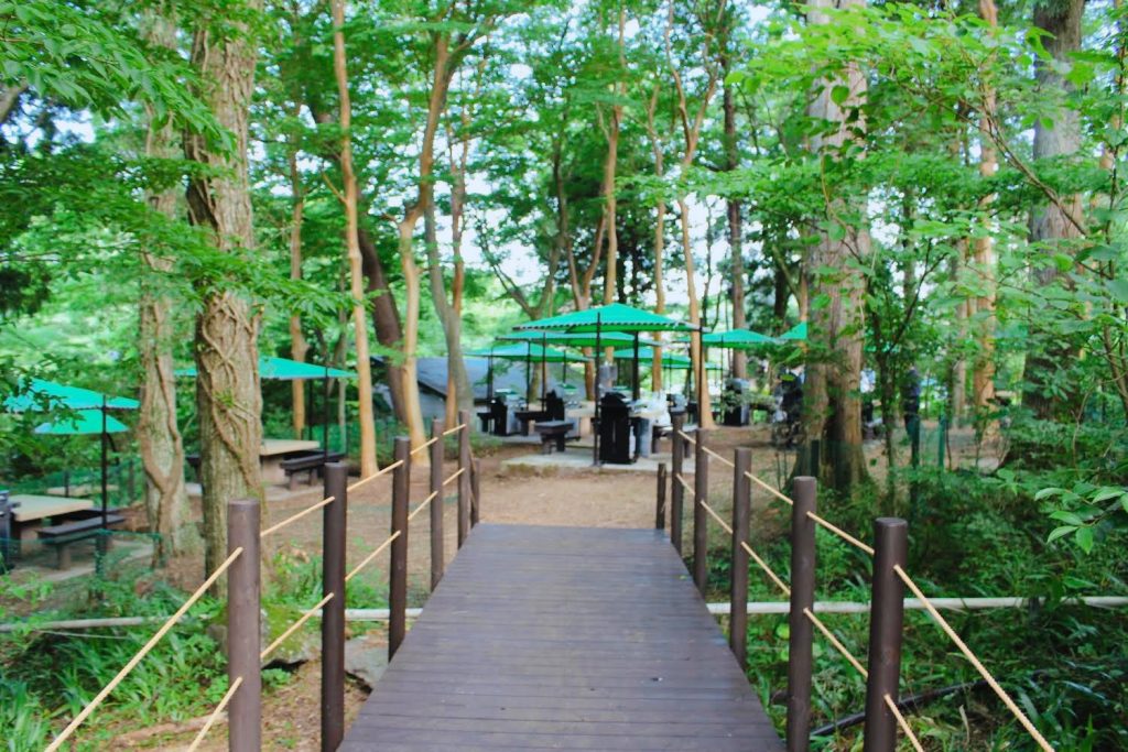 Guests have the option of booking a barbeque site fully equipped with the resources needed to cook using your own ingredients or ingredients supplied through the set packages offered. (Fujita Kanko Co.)