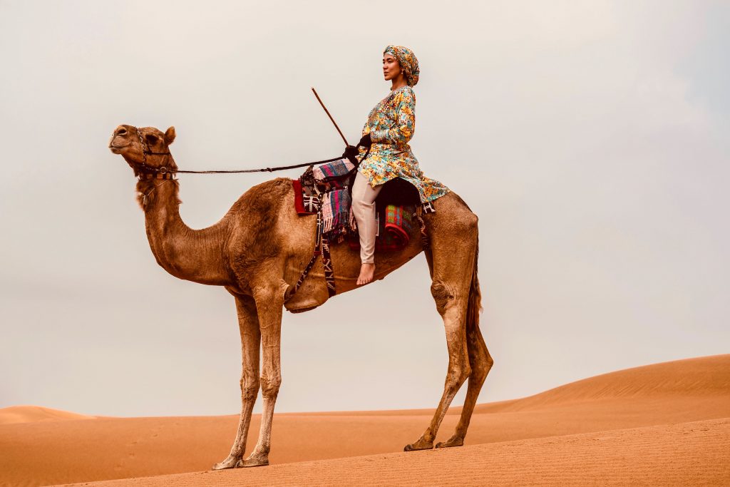 Striving to live a more nomadic lifestyle, Aiko began traveling the ancient path of the Silk Road in 2015, this paved the way for her future journey through the Empty Quarter in Saudi Arabia—a monumental turning point in her life. (Supplied)