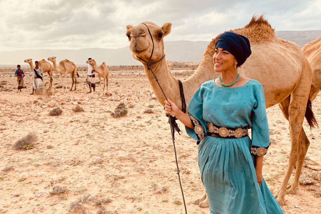 Aiko furthered her travels through Saudi Arabia visiting many cities, extending to UAE, Oman and Socotra. (Supplied)