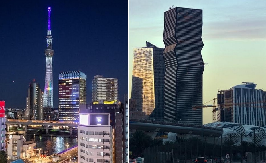 Tokyo and Riyadh. 