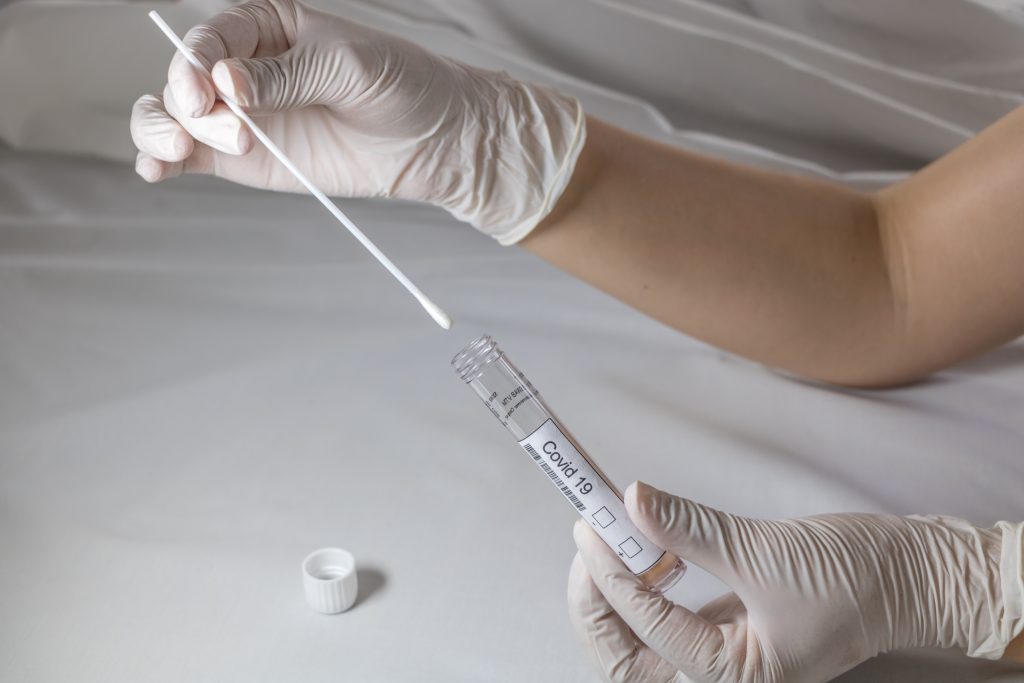 The system uses robots to conduct polymerase chain reaction, or PCR, tests, significantly reducing infection risks for technicians. (Shutterstock)