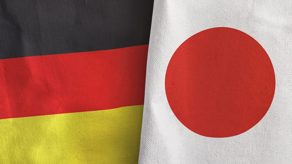 Japan and Germany will hold their first two-plus-two meeting of foreign and defense ministers. (Shutterstock)