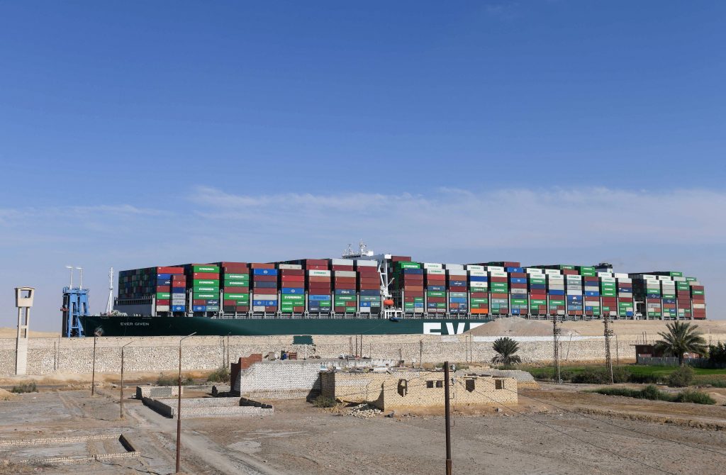 Blame has now been shifted to the Suez canal authority in the ongoing dispute over the ship as the owner’s lawyers now say the ship was given the greenlight to enter the canal despite bad weather and without any tug boats to assist, the Guardian stated. (AFP)
