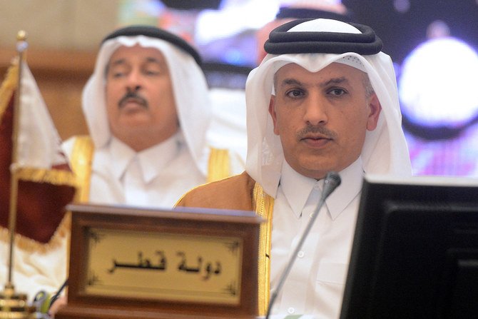 Qatari Finance Minister Ali Sharif Al-Emadi attends the opening of a meeting for the finance ministers of the six-nation Gulf Cooperation Council states. (AFP)