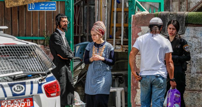 Israeli Jews backed by courts have taken over houses in east Jerusalem's Sheikh Jarrah. (AFP)