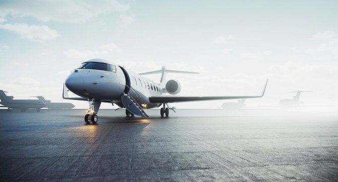 The Mohammed bin Rashid Aerospace Hub in Dubai South recorded a 336 percent increase in private jet traffic. (Shutterstock)