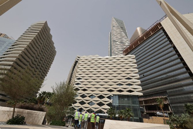The King Abdullah Financial District highlights the Kingdom’s focus on developing the non-oil economy. (AFP)