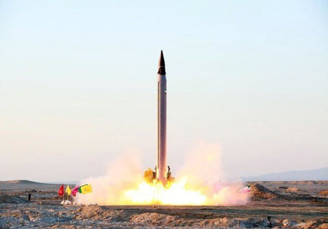 Saudi Arabia’s air defenses shot down three ballistic missiles launched from Yemen on Thursday. (Reuters file photo)