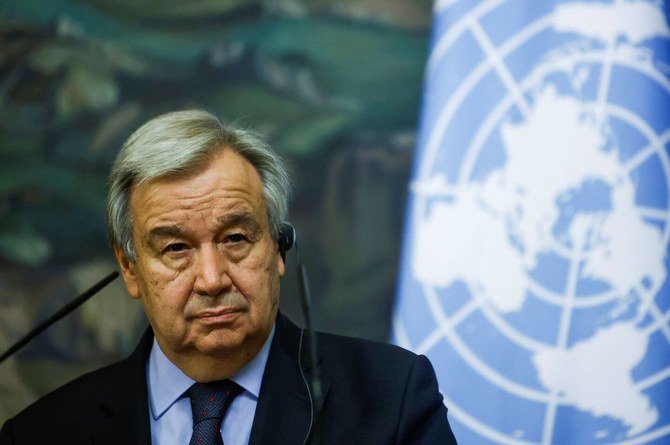 UN chief Anotonio Guterres appealed on Friday for an immediate halt to fighting between Gaza and Israel. (AFP)