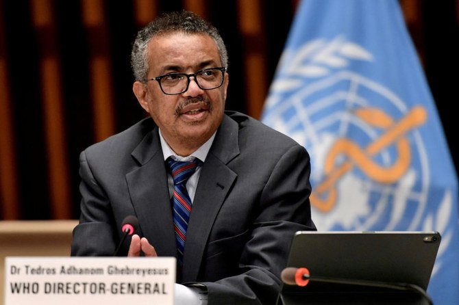 World Health Organization (WHO) Director-General Tedros Adhanom Ghebreyesus attends a news conference in Geneva, Switzerland, on July 3, 2020. (REUTERS/File Photo)