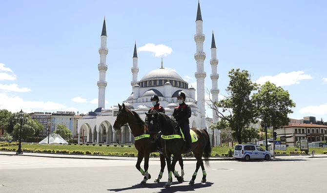 New infections and COVID-19 deaths exploded after Turkey lifted most restrictions in March, prompting the government to introduce a full lockdown at the end of April. (AP)