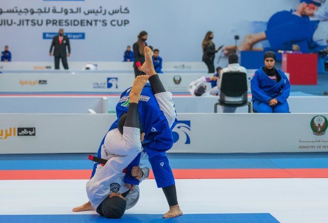 The Jiu-Jitsu President’s Cup welcomed female participation for the first time across all categories. (UAEJJF)