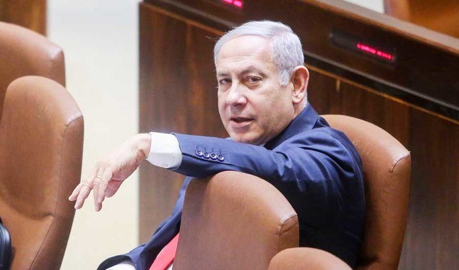 Israeli Prime Minister Benjamin Netanyahu attends the Knesset Plenary Hall session ahead of the vote on the National Law. (AFP file photo)