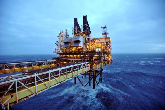 A section of the BP Eastern Trough Area Project oil platform in the North Sea. (Reuters)