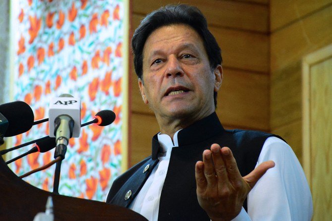 Pakistani Prime Minister Imran Khan will arrive in Saudi Arabia on Friday. (File/AFP)